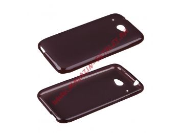 Силиконовый чехол для HTC Desire 601 TPU Case черный матовый