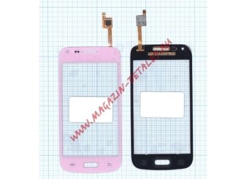 Сенсорное стекло (тачскрин) для Samsung Galaxy Core Plus SM-G350 розовое