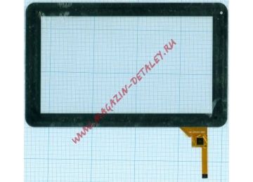 Сенсорное стекло (тачскрин) 198-3FPC(CS-3860) черный