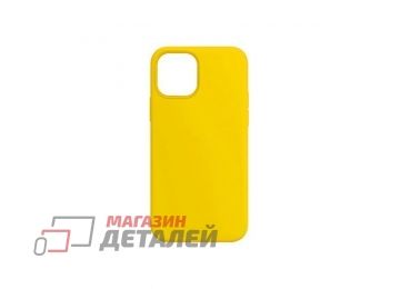 Чехол для iPhone 12, 12 Pro (6.1) Silicone Case желтый