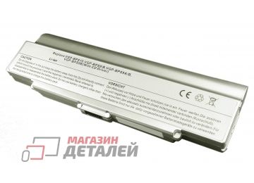 Аккумулятор OEM (совместимый с VGP-BPS9, VGP-BPL10) для ноутбука Sony Vaio VGN-CR 11.1V 7800mah серебристый