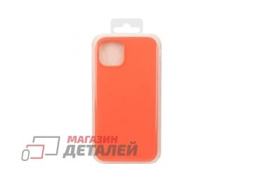 Силиконовый чехол для iPhone 13 "Silicone Case" (красно-оранжевый)