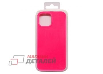 Силиконовый чехол для iPhone 13 Mini "Silicone Case" (ярко-розовый)