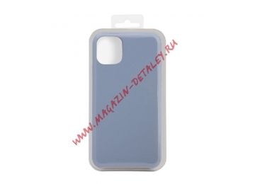Силиконовый чехол для iPhone 11 Pro Max "Silicone Case" (светло-серый) 5
