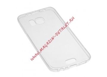 Силиконовый чехол для Samsung Galaxy S6 TPU Case 360° (прозрачный)