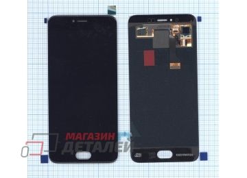 Дисплей (экран) в сборе с тачскрином для Meizu Pro 6s черный
