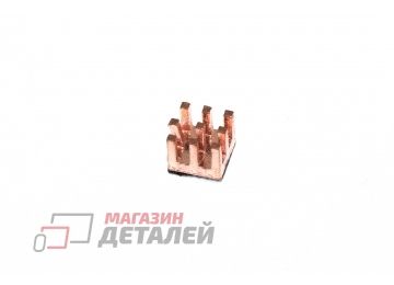 Медный радиатор 6х6х5мм с термоскотчем 3M 9448A