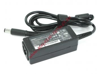 Блок питания (сетевой адаптер) OEM для ноутбуков HP 19,5V 2,31A 45W 7.4x5.0 мм с иглой черный, с сетевым кабелем