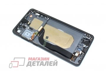 Дисплей (экран) в сборе с тачскрином для Samsung Galaxy S25 Edge (S937B) черный с рамкой Super Amoled