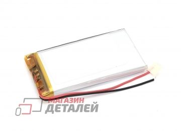 Аккумулятор универсальный 6.5x41x73 мм 3.8V 2100mAh Li-Pol (2 Pin)