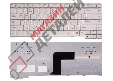 Клавиатура для ноутбука LG R40 R400 белая