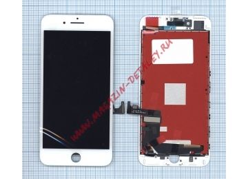 Дисплей (экран) в сборе с тачскрином для iPhone 7 Plus (AUO) белый