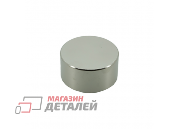 Магнит неодимовый диск 40х20мм (N45) (сцепление 65кг)