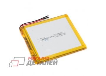 Аккумулятор универсальный 3.5x80x90 мм 3.8V 3500mAh Li-Pol (2 Pin)