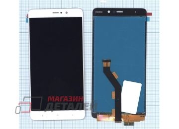 Дисплей (экран) в сборе с тачскрином для Xiaomi Mi 5s Plus белый