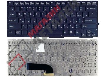 Клавиатура для ноутбука Sony Vaio VPC-SD VPC-SB черная без рамки без подсветки