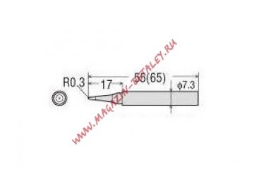 Сменное жало GOOT TQ-77RT-SB-L для паяльников GOOT TQ-77, TQ – 95