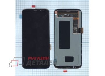 Дисплей (экран) в сборе с тачскрином для Samsung Galaxy S8 SM-G950F красный