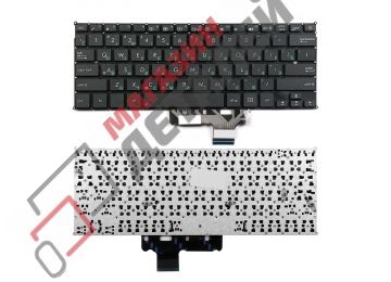 Клавиатура для ноутбука Asus TX201L черная без рамки