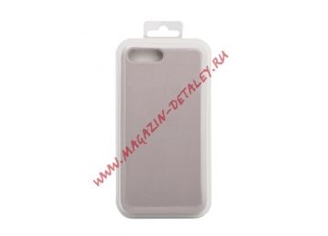 Силиконовый чехол для iPhone 8 Plus/7 Plus Silicone Case (пыльно розовый, блистер)