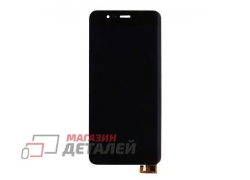 Дисплей (экран) в сборе с тачскрином для Asus Zenfone 3 Max (ZC520TL) черный (High Quality)