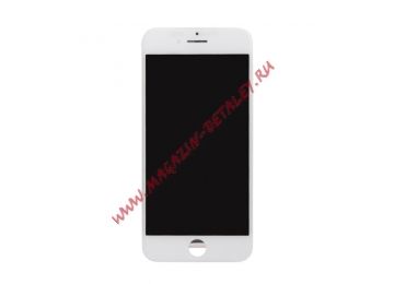 Дисплей (экран) в сборе с тачскрином для iPhone 7 белый с рамкой (In-Cell)