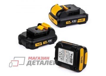 Аккумулятор TopOn для DeWalt DCD 12V 1.5Ah Li-ion