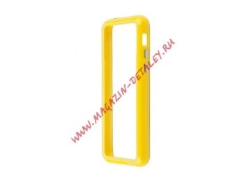 Чехол (бампер) для Apple iPhone 5C желтый