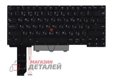 Клавиатура для ноутбука Lenovo IBM Thinkpad E14 черная с с трекпойнтом