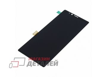 Дисплей (экран) в сборе с тачскрином для Sony Xperia 1 черный