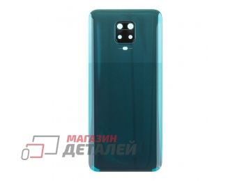 Задняя крышка для Xiaomi Redmi Note 9S, 9 Pro со стеклом камеры (зеленый)