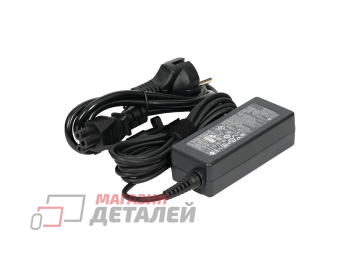 Блок питания (сетевой адаптер) для ноутбуков HP 19V 1,58A 30W 4,8x1,7 мм черный, с сетевым кабелем Premium