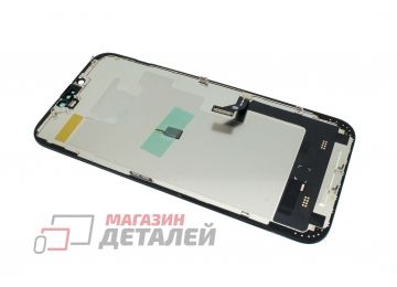 Дисплей (экран) в сборе с тачскрином для iPhone 14 Plus (Soft Oled) черный