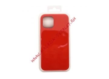 Силиконовый чехол для iPhone 12, 12 Pro "Silicone Case" красный