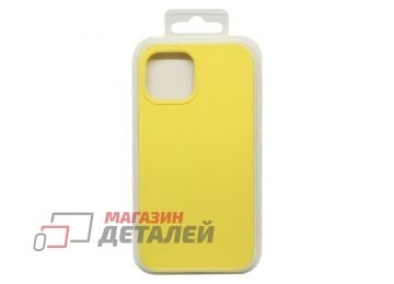 Силиконовый чехол для iPhone 13 Mini "Silicone Case" (светло-желтый)