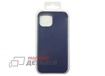 Силиконовый чехол для iPhone 13 Mini "Silicone Case" (темно-синий)