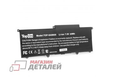 Аккумулятор TopON TOP-SA900X (совместимый с AA-PLXN4AR) для ноутбука Samsung NP900X3C 7.5V 44Wh (5800mAh) черный