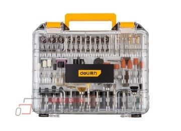 Набор инструментов Xiaomi Deli Tools Set 357 насадок для гравировки, шлифовки, резки, сверления DL6397 (черный)