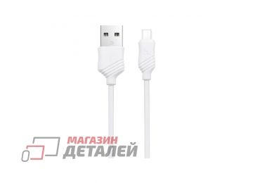 Кабель USB HOCO (X6 Khaki) microUSB 1 м (белый)