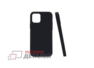 Чехол силиконовый для iPhone 12, 12 Pro (6.1) черный