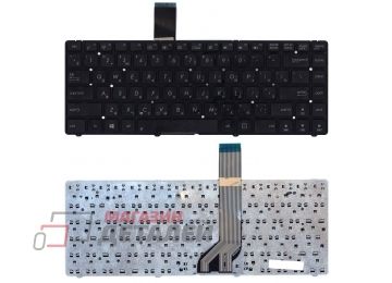 Клавиатура для ноутбука Asus K45A K45DE K45V K45V черная без рамки