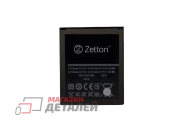 Аккумуляторная батарея (аккумулятор) Zetton для Samsung Galaxy Ace 2, J1 mini, i8160, J105M 3.8V 1500mAh
