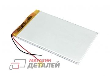 Аккумулятор универсальный 2.5x60x100 мм 3.8V 2500mAh Li-Pol (3 Pin)