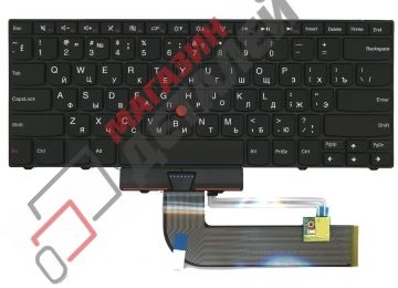 Клавиатура для ноутбука Lenovo ThinkPad Edge 14 15 E40 E50 черная с подсветкой и трекпойнтом