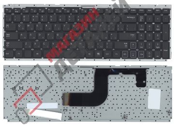 Клавиатура для ноутбука Samsung RC508 RC510 RC520 черная с частью корпуса