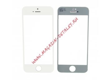 Стекло для iPhone 5 (белый)