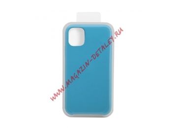 Силиконовый чехол для iPhone 11 "Silicon Case" (небесно-голубой) 16