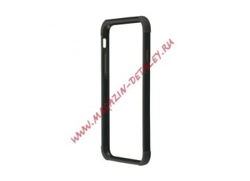 Чехол (бампер) "HOCO" Coupe Series Double Color Bracket Bumper Case для Apple iPhone 6, 6s черный