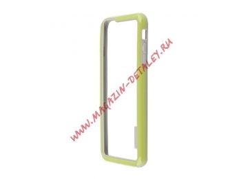 Чехол (бампер) "HOCO" Coupe Series Double Color Bracket Bumper Case для Apple iPhone 6, 6s Plus зеленый