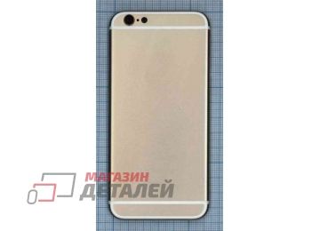 Задняя крышка аккумулятора для iPhone 6 (4.7) Gold AAA (Amperin)